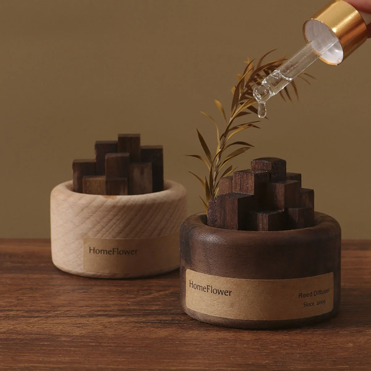 Home Fragrance Products - 에센셜 오일 없는 목재 향기 디퓨저