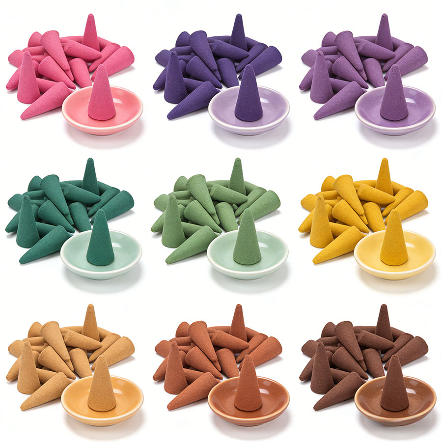 Home Fragrance Vanilla - 혼합형 타워형 향 콘과 펠릿, 집,