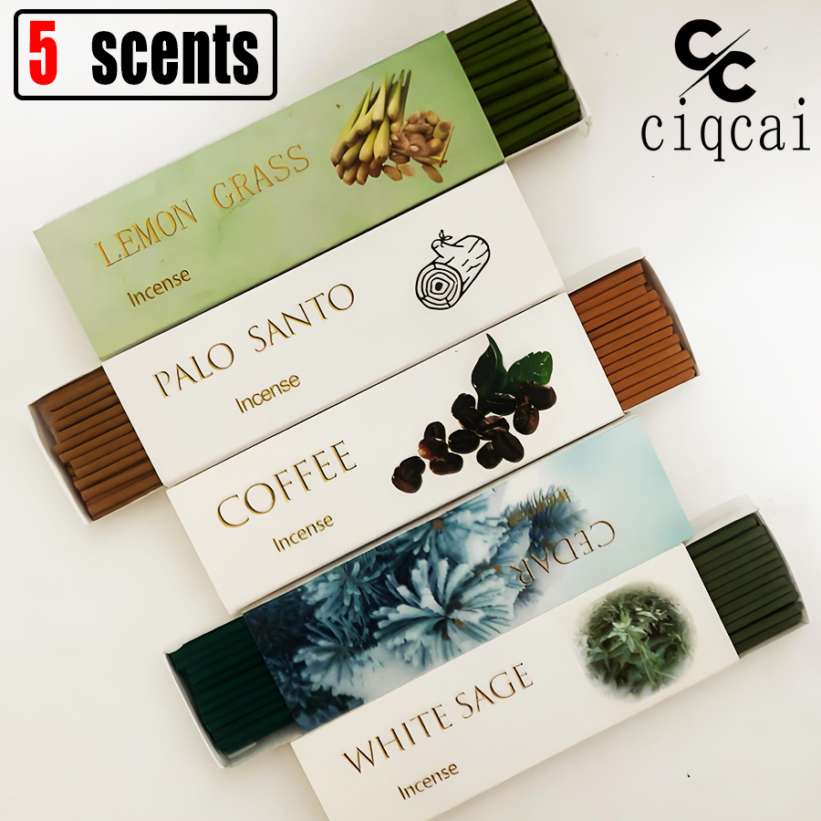【5가지 향】고품질, 수제, 두꺼운 향 스틱, 12cm - Quality Home Fragrance 리뷰 및 가격