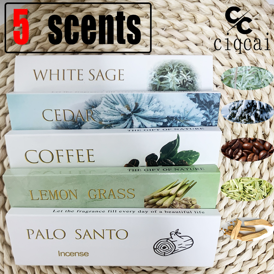 【5가지 향】고품질, 수제, 두꺼운 향 스틱, 12cm - Quality Home Fragrance 리뷰 및 가격