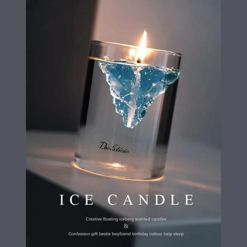 떠 다니는 빙산 양초, 수제 젤리 왁스 양초, 향기로운 - Home Fragrance Gel 리뷰 및 가격