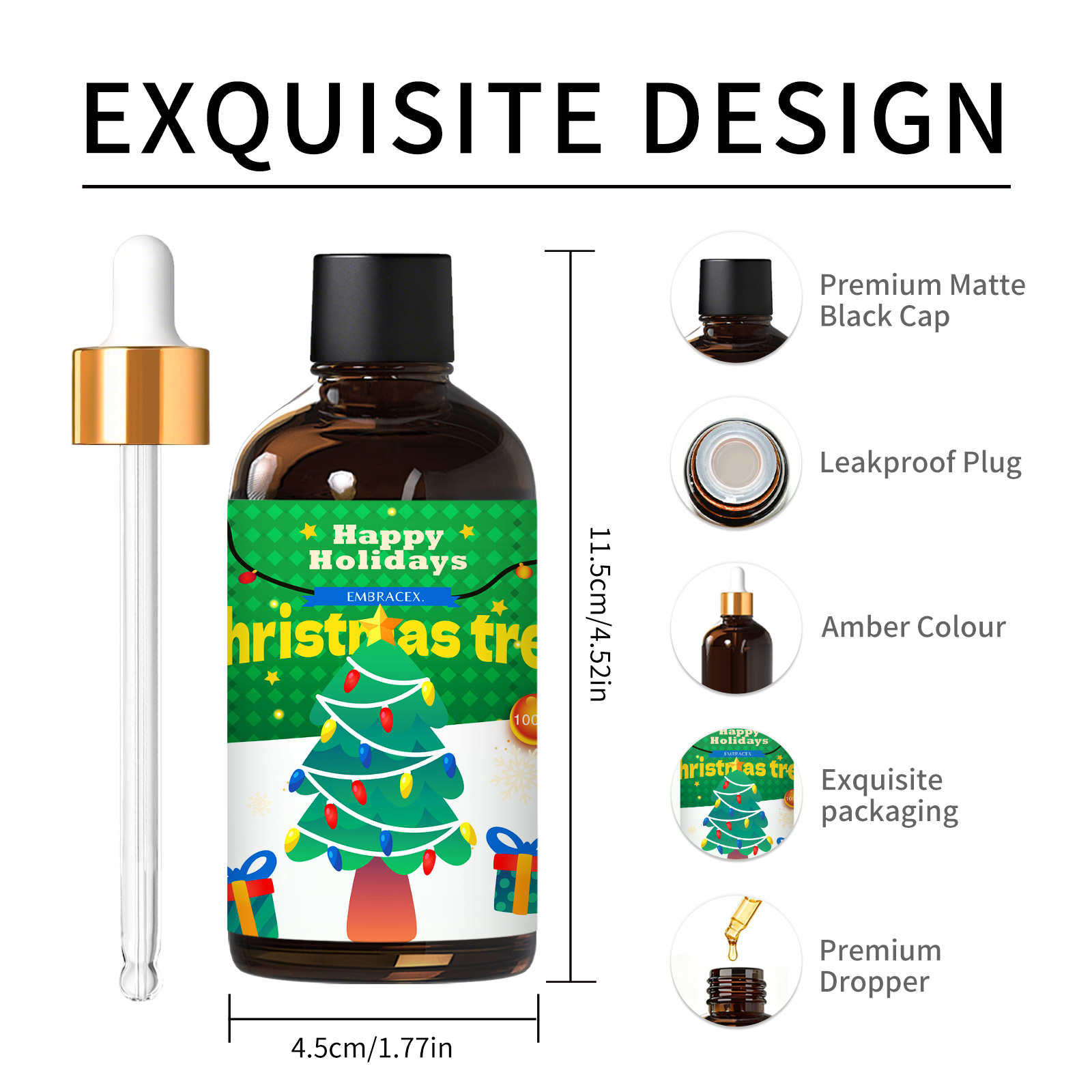 100ml 크리스마스 트리 에센셜 오일 디퓨저 가습기용 - Xmas Home Fragrance 리뷰 및 가격