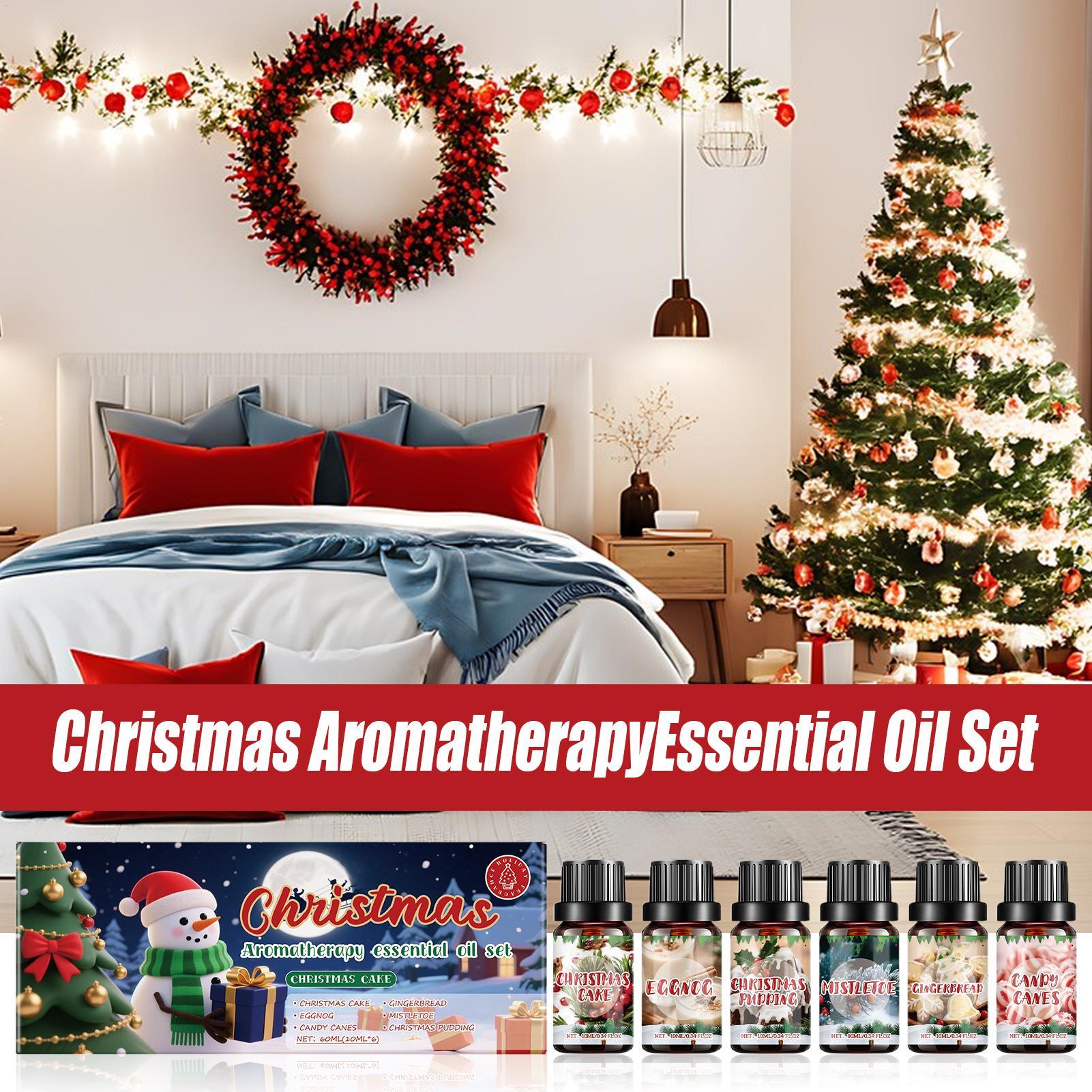 6개 세트 크리스마스 향유 아로마테라피 디퓨저 비누 양 - Xmas Home Fragrance 리뷰 및 가격