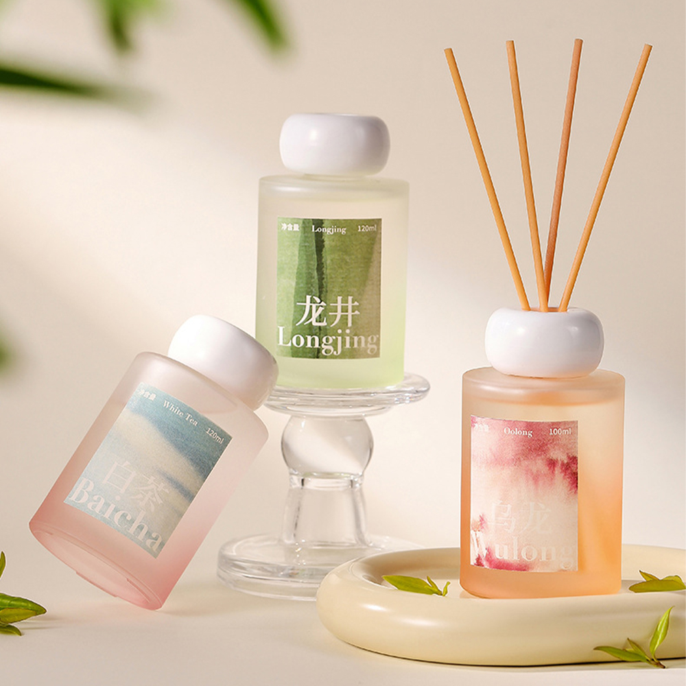 핫세일 120ml 무화염 리드 디퓨저 세트, 천연 향  - Home Fragrance Gift Set Sale 리뷰 및 가격
